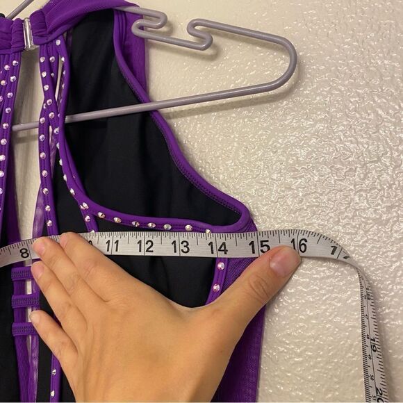 Purple Kids Dance Costume - Picture 10 of 11